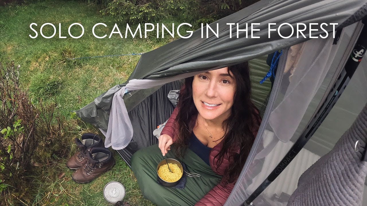 Solo Forest Camping and a Cold Dip in the Stream