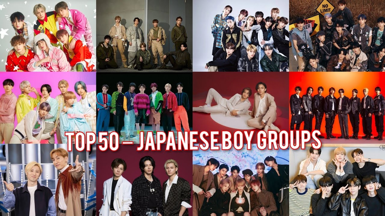 TOP 50 – JAPANESE BOY GROUPS