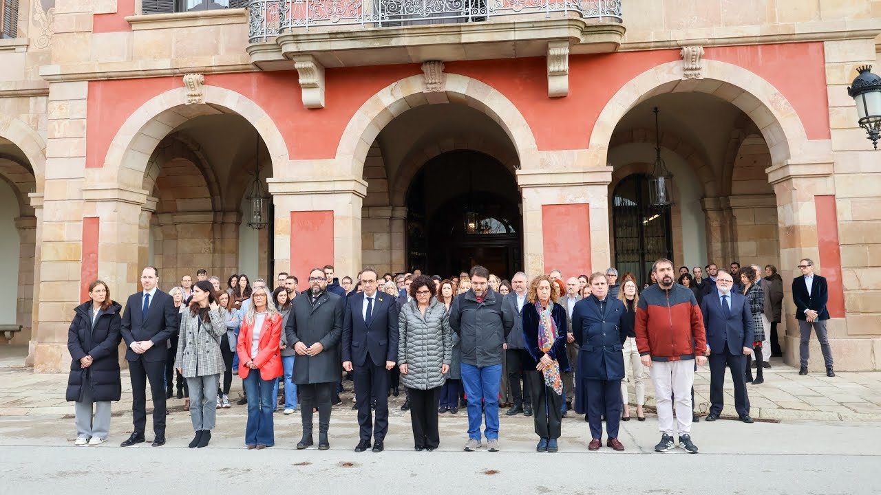 Minut de silenci de dol pel maquinista de l'accident ferroviari de Gelida i el veí de Palau-sator