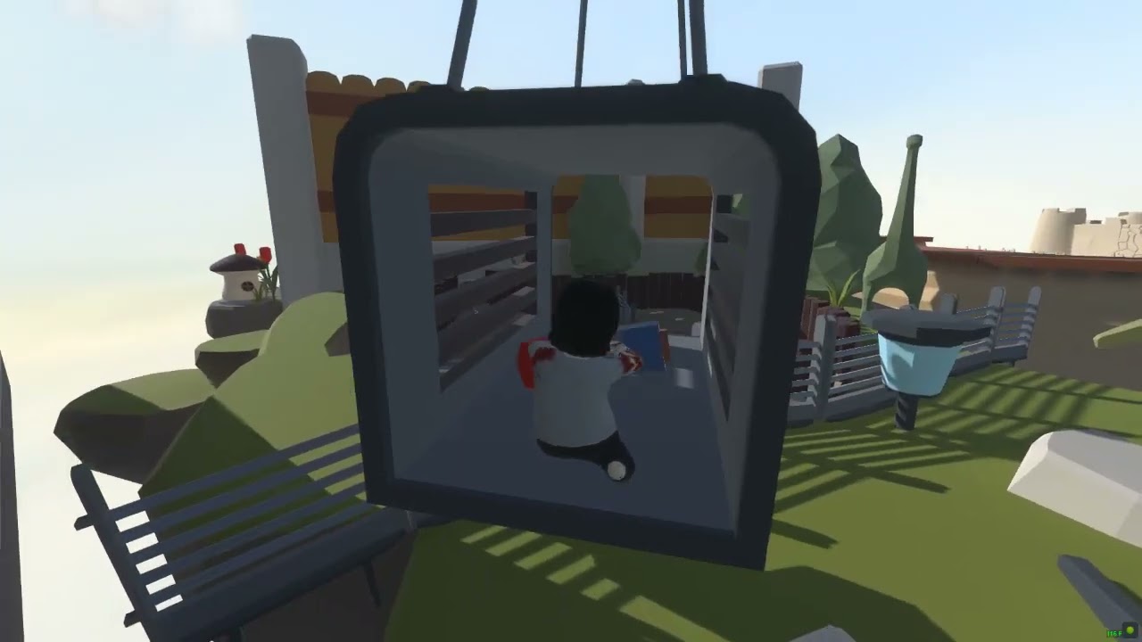Human: Fall Flat Miniature / Top Shelf / Spotless clean / The floor is lava achievement