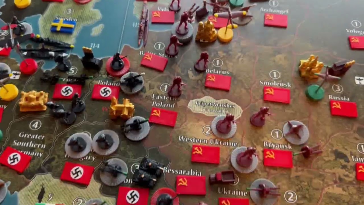 Solo Axis and Allies Global 1940 Game
