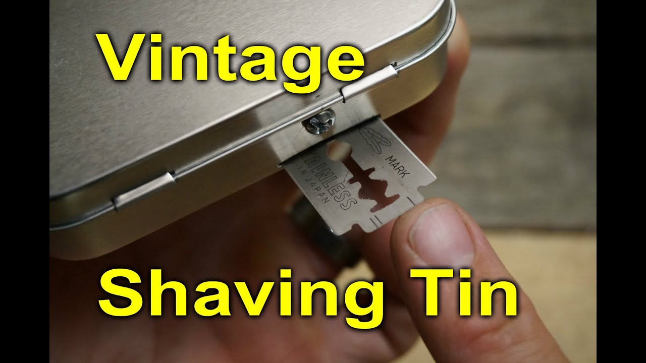 Shaving Travel Tin -  DIY Altoids Style