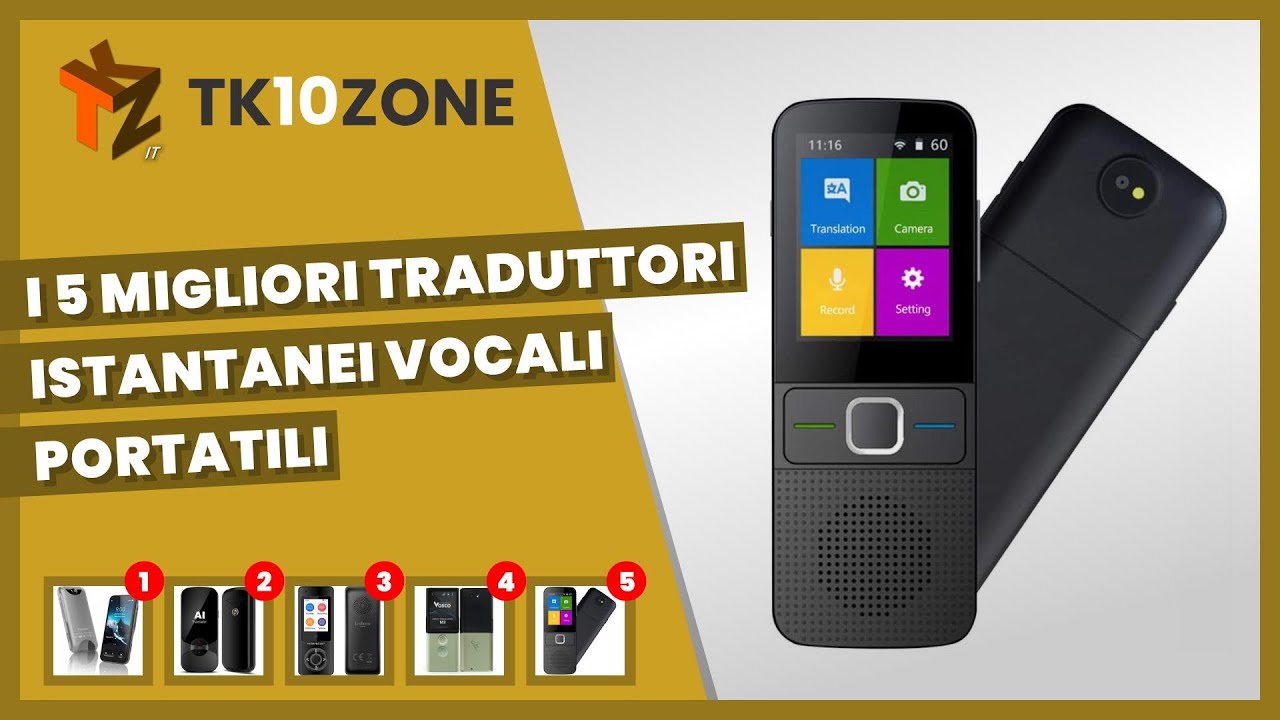 I 5 migliori traduttori istantanei vocali portatili