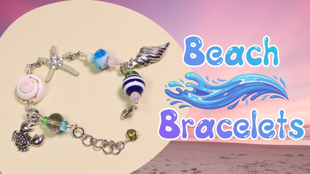 Craft With Me | Beach-Inspired Beaded Bracelets & Anklet (Slow, Real-Time)