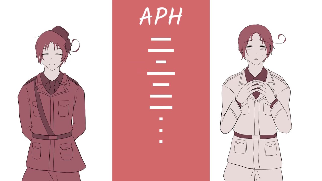 【APヘタリア】AKAGE赤毛【フェリシアーノ・ヴァルガス】手描きmeme