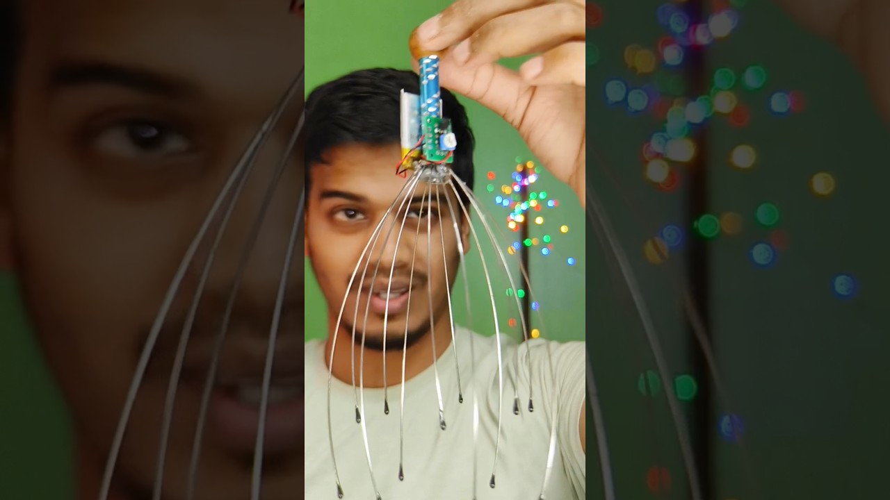 Hair Scalp massager.                             #diyprojects #science #experiment #diy #electronic
