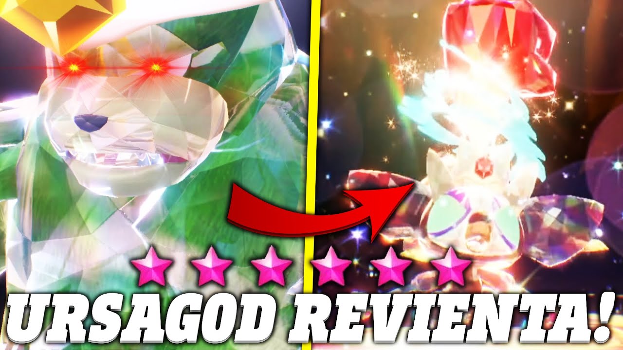 URSARING! REVIENTA SOLO INCURSIONES 6 ESTRELLAS con AGALLAS y TAMBOR! POKÉMON ESCARLATA