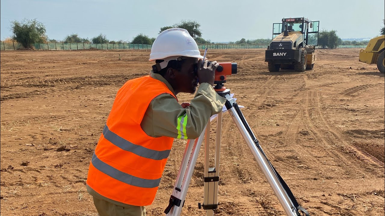 Dumpy level : Procedure in the construction field