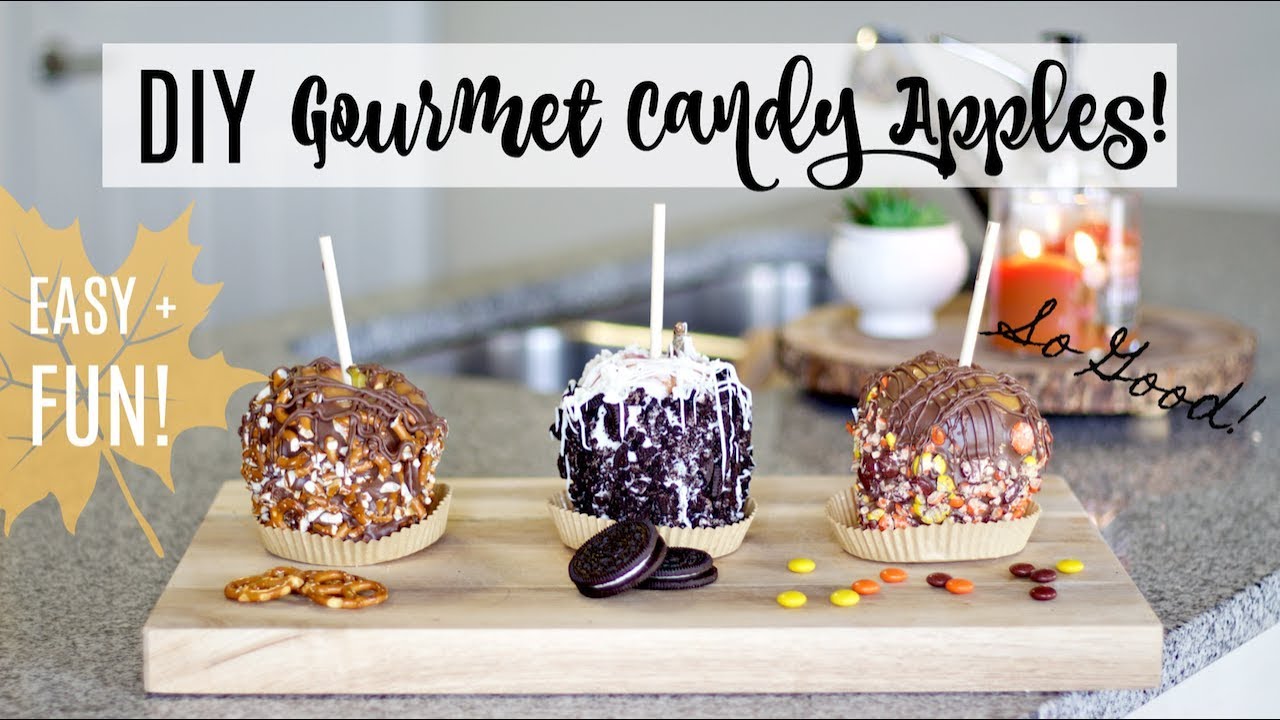 Homemade Gourmet Caramel Apples! Easy + Fun! | Justine Marie