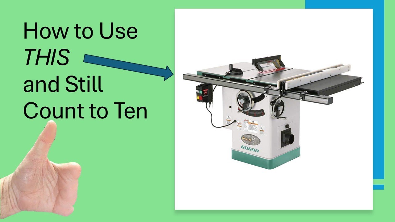 How to use a table saw for beginners - Basic Table Saw Safety