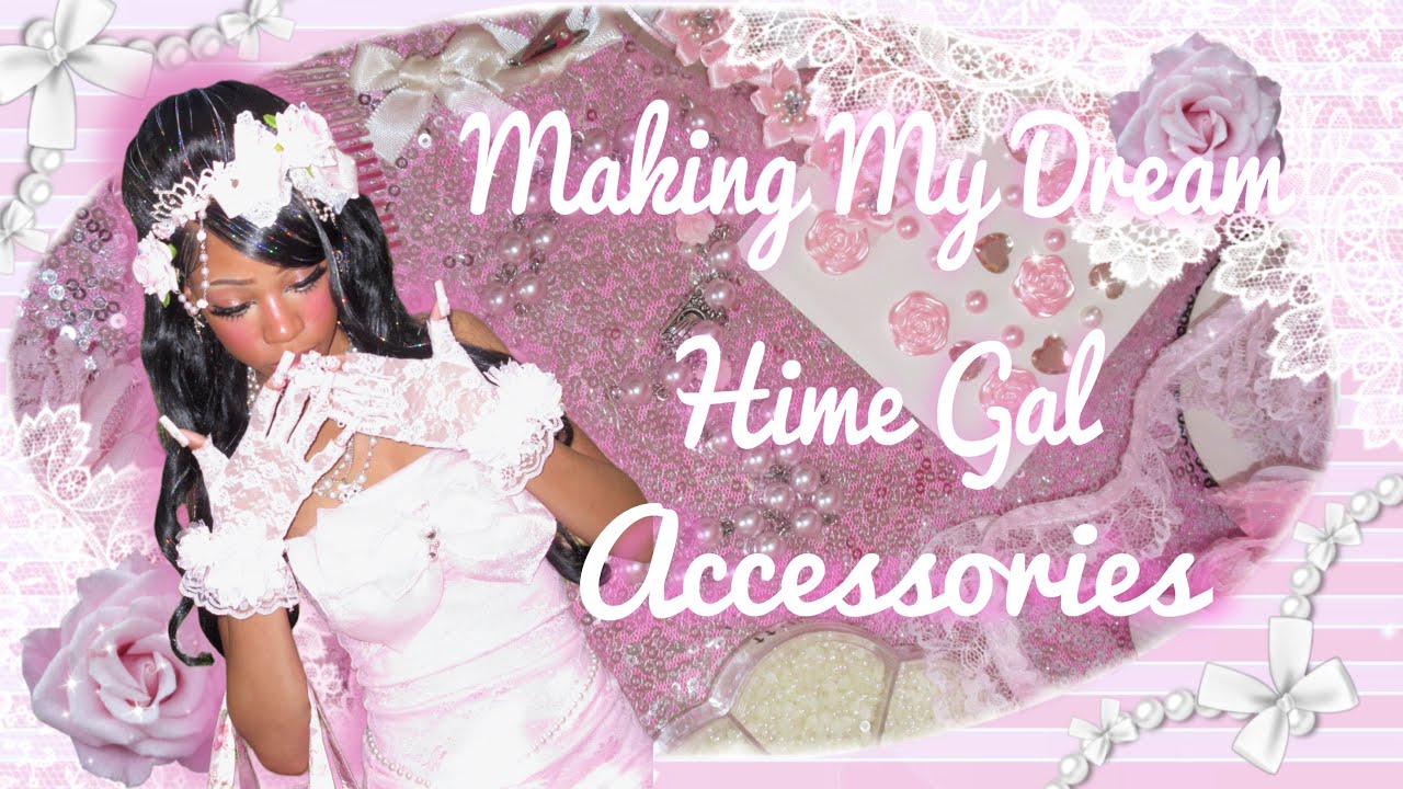 DIY Hime Gyaru Accessories♡Bows,Tiaras, and Gloves♡Craft with Me