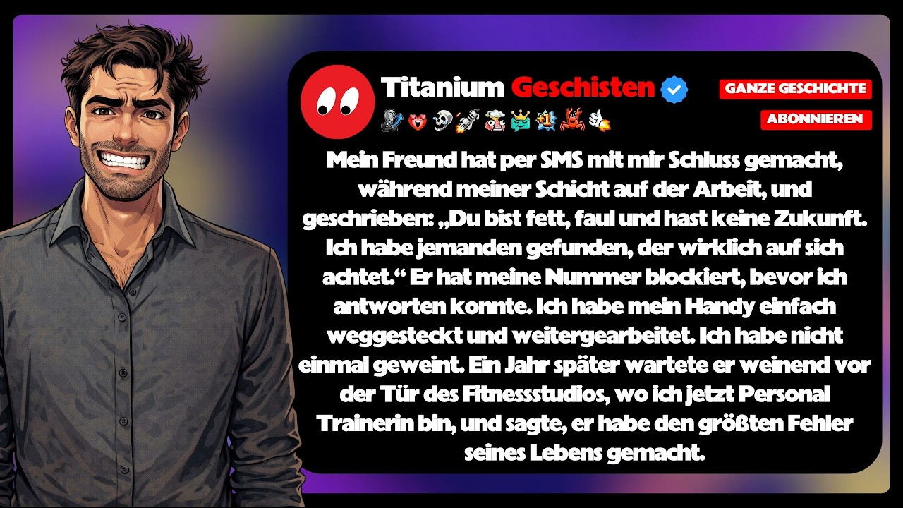 [GANZE GESCHICHTE] Mein Freund hat per SMS mit mir Schluss gemacht, während meiner Schicht auf der..
