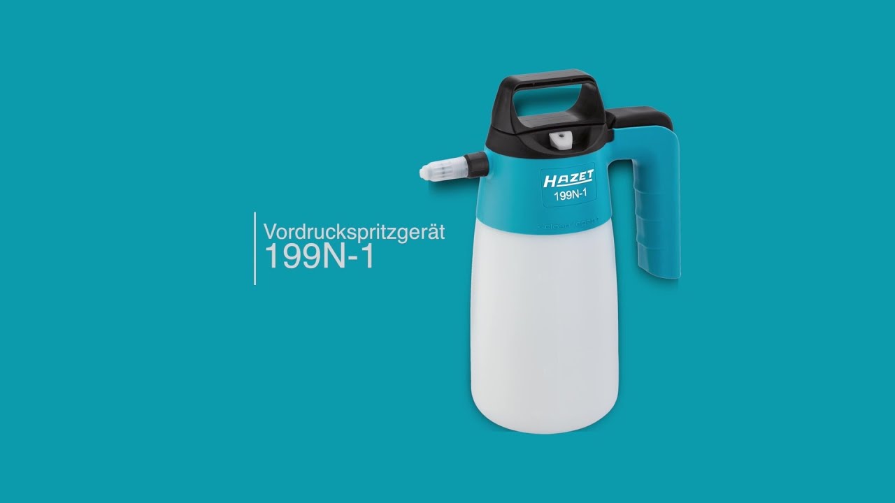 HAZET 199N-1 圧力噴霧スプレーの説明ビデオ