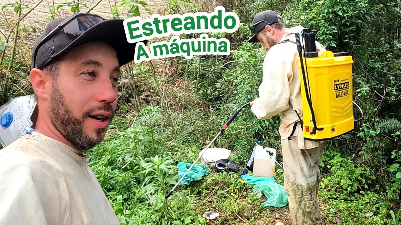 PULVERIZADOR ELÉTRICO LYNUS PI-20B/APLICANDO SECANTE NA LAVOURA/PRIMEIRO USO,PRIMEIRAS IMPRESSÕES