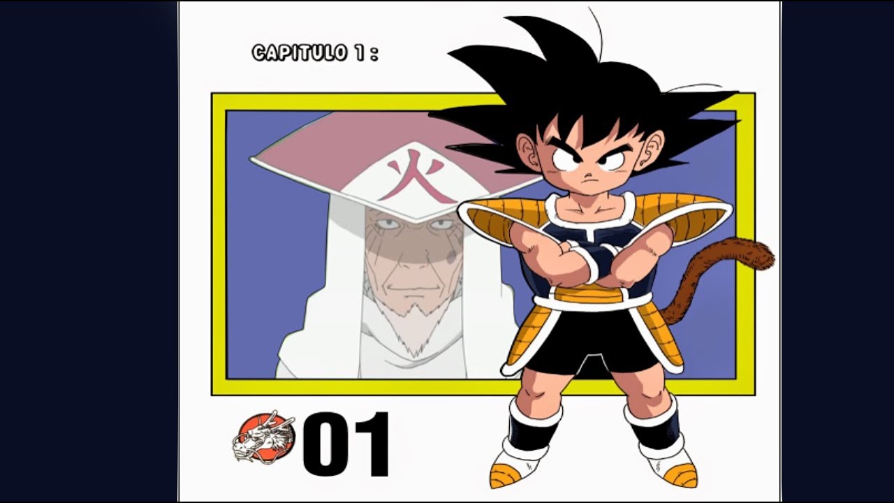 que hubiera pasado si goku aterrizaba en el mundo de naruto #1