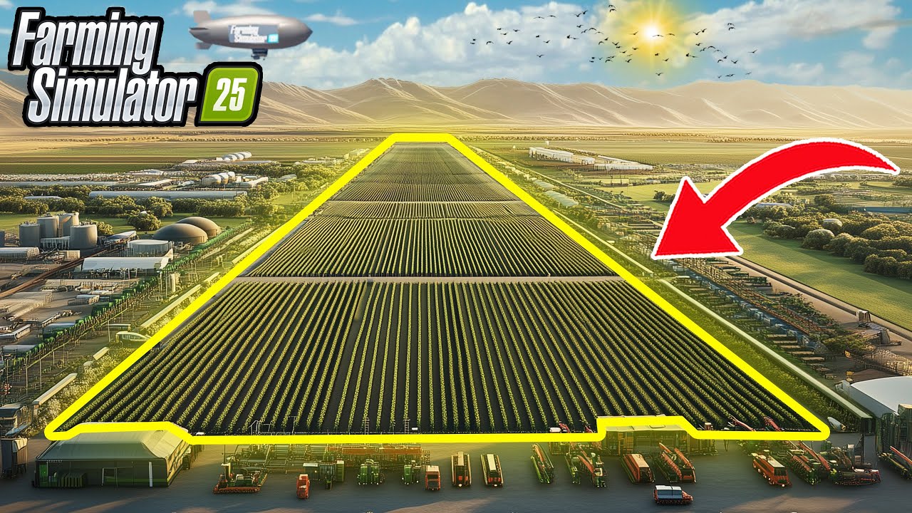 I SPENT $843.000 SEEDING a MEGA FIELD | Farming Simulator 25 - HUTAN PANTAI | Episode 56