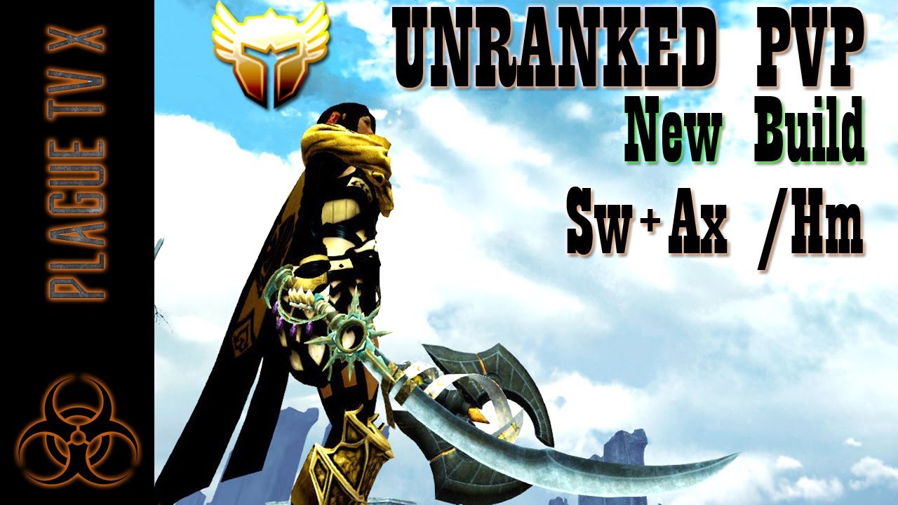 GW2: Testing new build? - WARRIOR Sword Axe Hammer ( Unranked PvP gameplay ) No filler