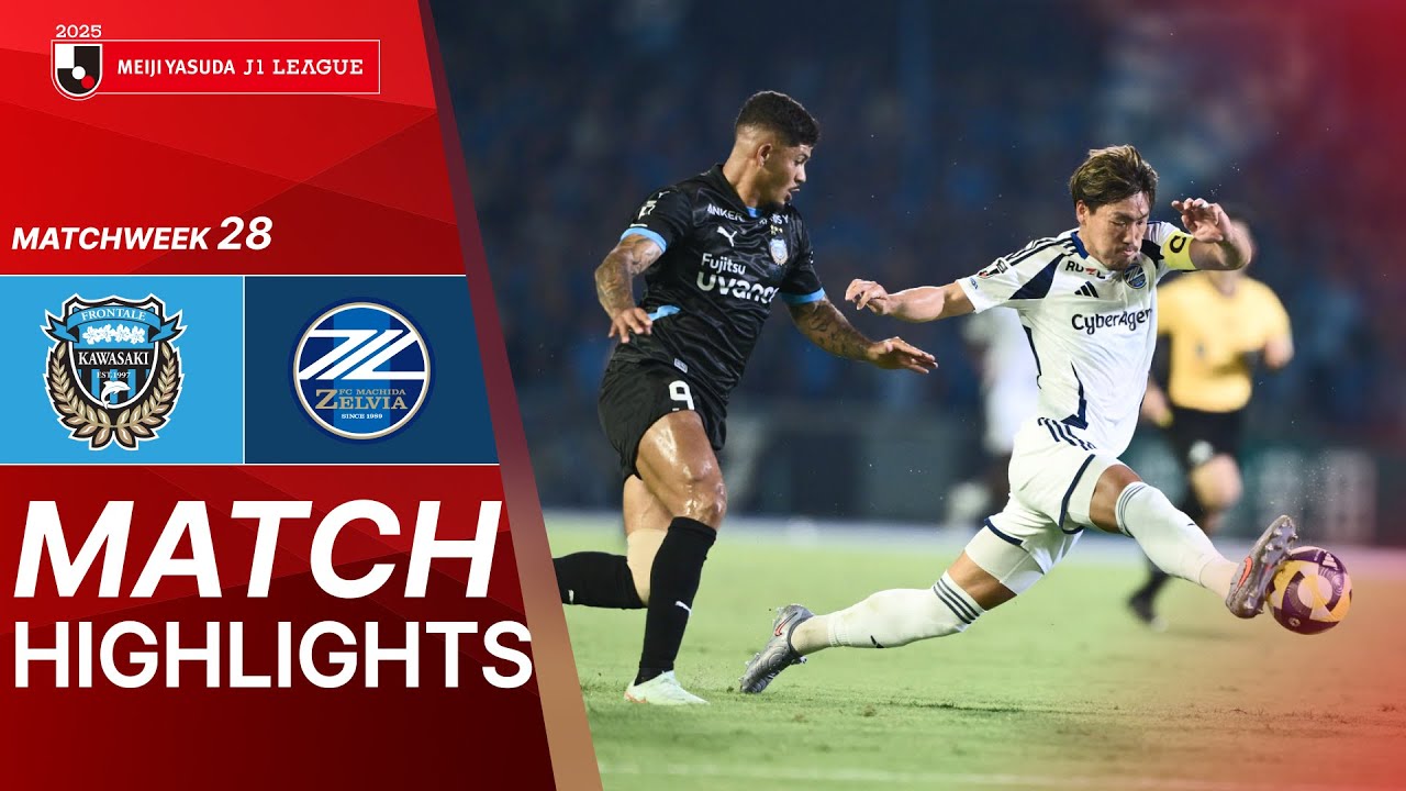 Kawasaki Frontale vs. FC Machida Zelvia - Game Highlights | 2025 J1 LEAGUE | MW28
