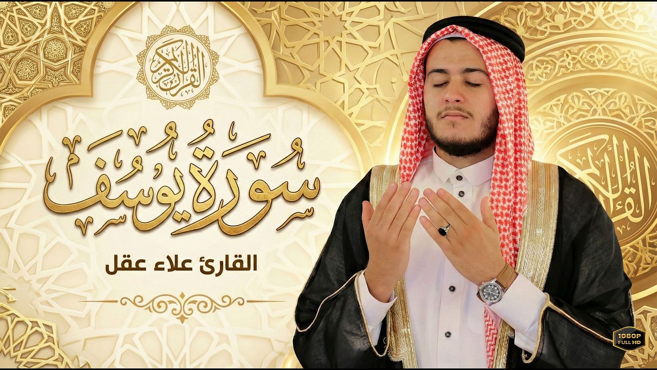 سورة يوسف بصوت جميل راحة وسكينة | شفاء وبركة وحفظ من الشيطان | القارئ علاء عقل,