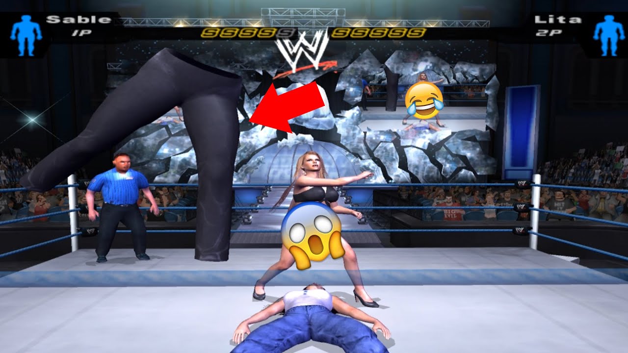 Mencoba BUG Bra & Panties Kesemua Karakter - SMACKDOWN PAIN PS2
