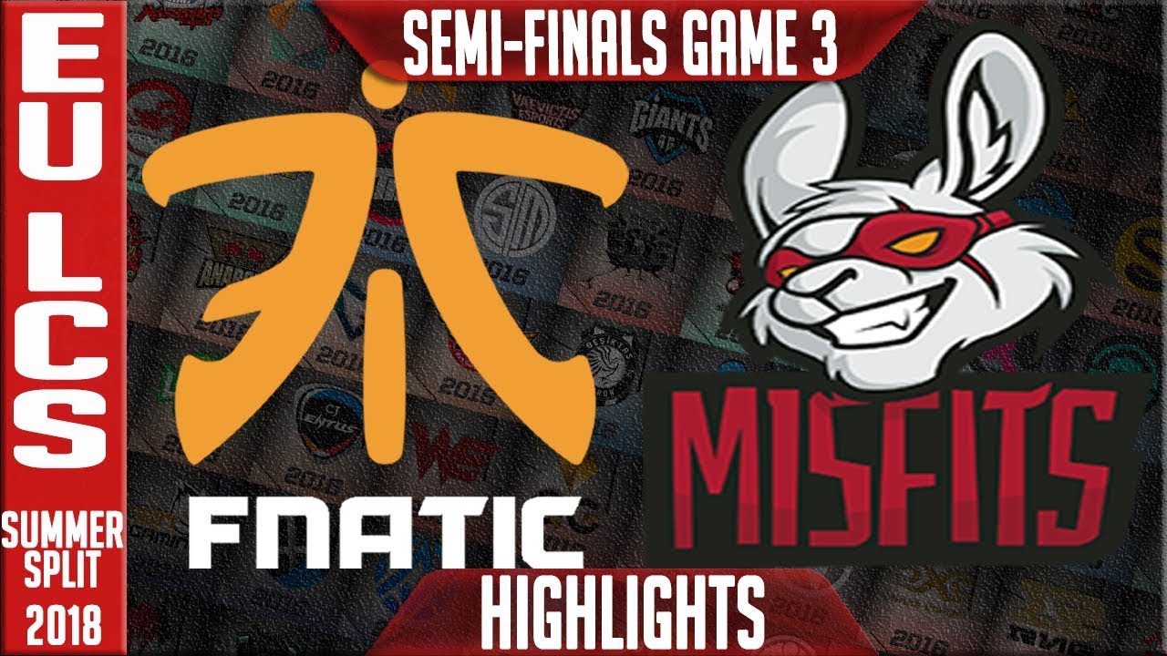 FNC vs MSF Highlights Game 3 | EU LCS Playoffs Semi-Final Summer 2018 | Fnatic vs Misfits