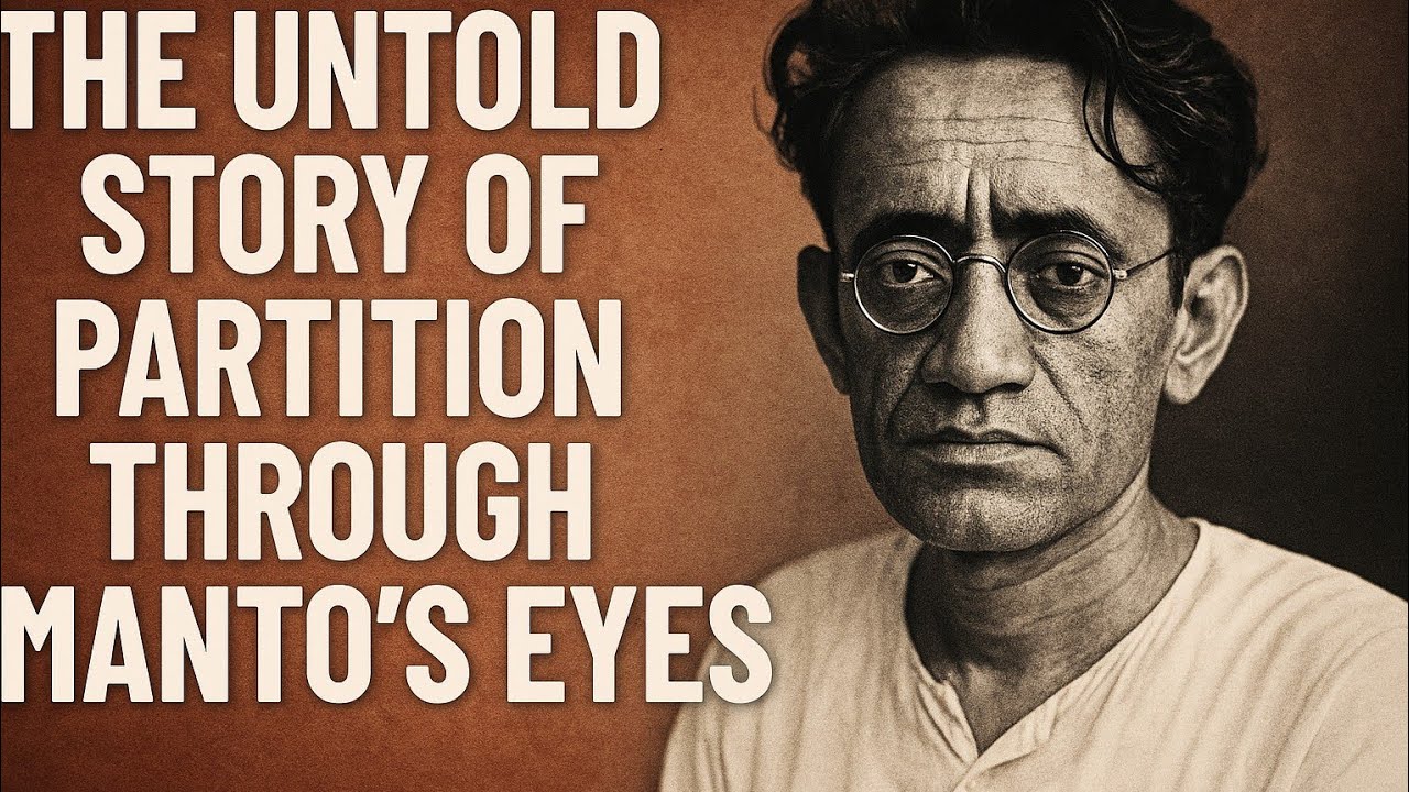 The Untold Story of Partition Through Manto&rsquo;s Eyes &ndash; Literary Commentary Video.