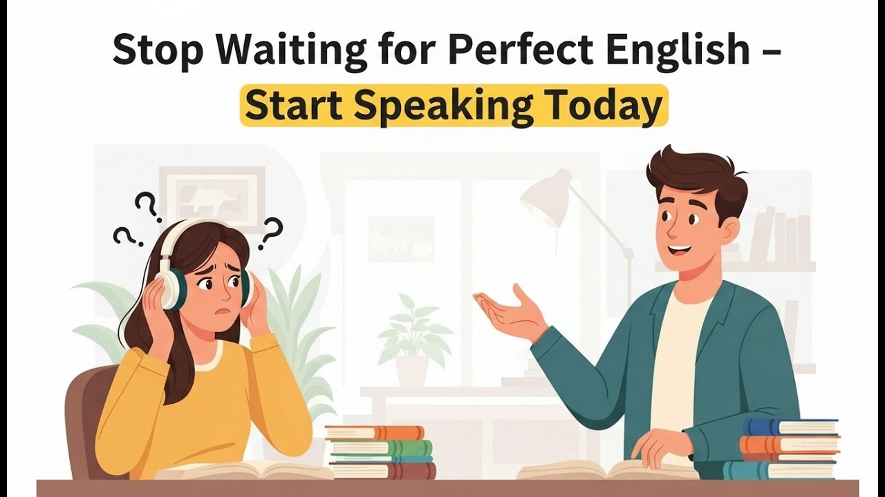 Stop Waiting for Perfect English – Start Speaking Today