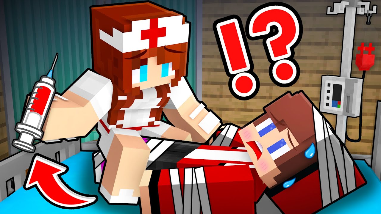 MAIZEN : Nurse JJ Sister in the Hospital ?! - Minecraft Animation