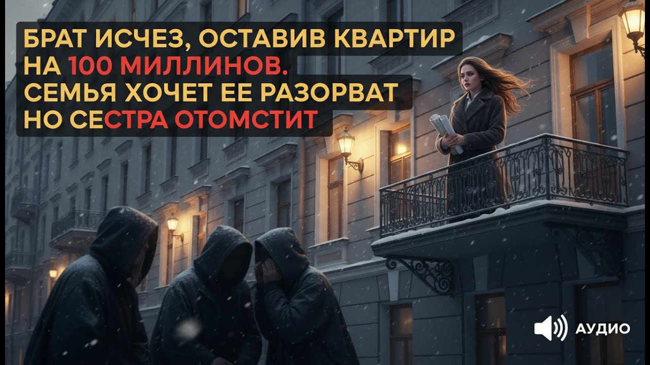 БРАТ ИСЧЕЗ, ОСТАВИВ КВАРТИРУ В ЦЕНТРЕ МОСКВЫ, НО СЕСТРА ПРЕВРАТИЛА ЗАГОВОР В МЕСТЬ