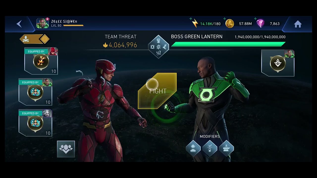 Justice League Flash Fahren Knife H7 oneshot! | No Raven or Gemstone! | Injustice 2 Mobile