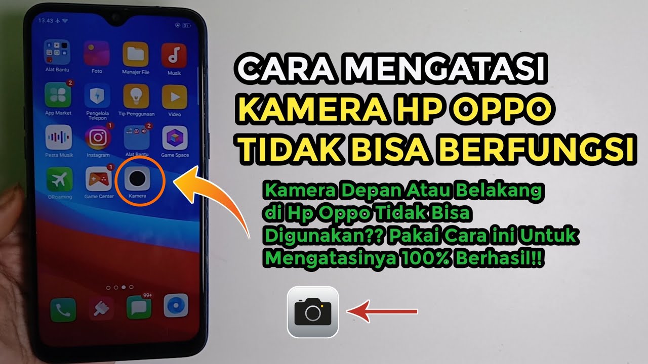 Cara Mengatasi Hp Oppo Kamera Depan Tidak Berfungsi | Kamera Hp Oppo Error