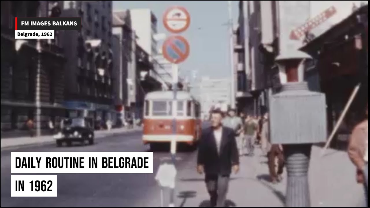 Daily routine in Belgrade in 1962