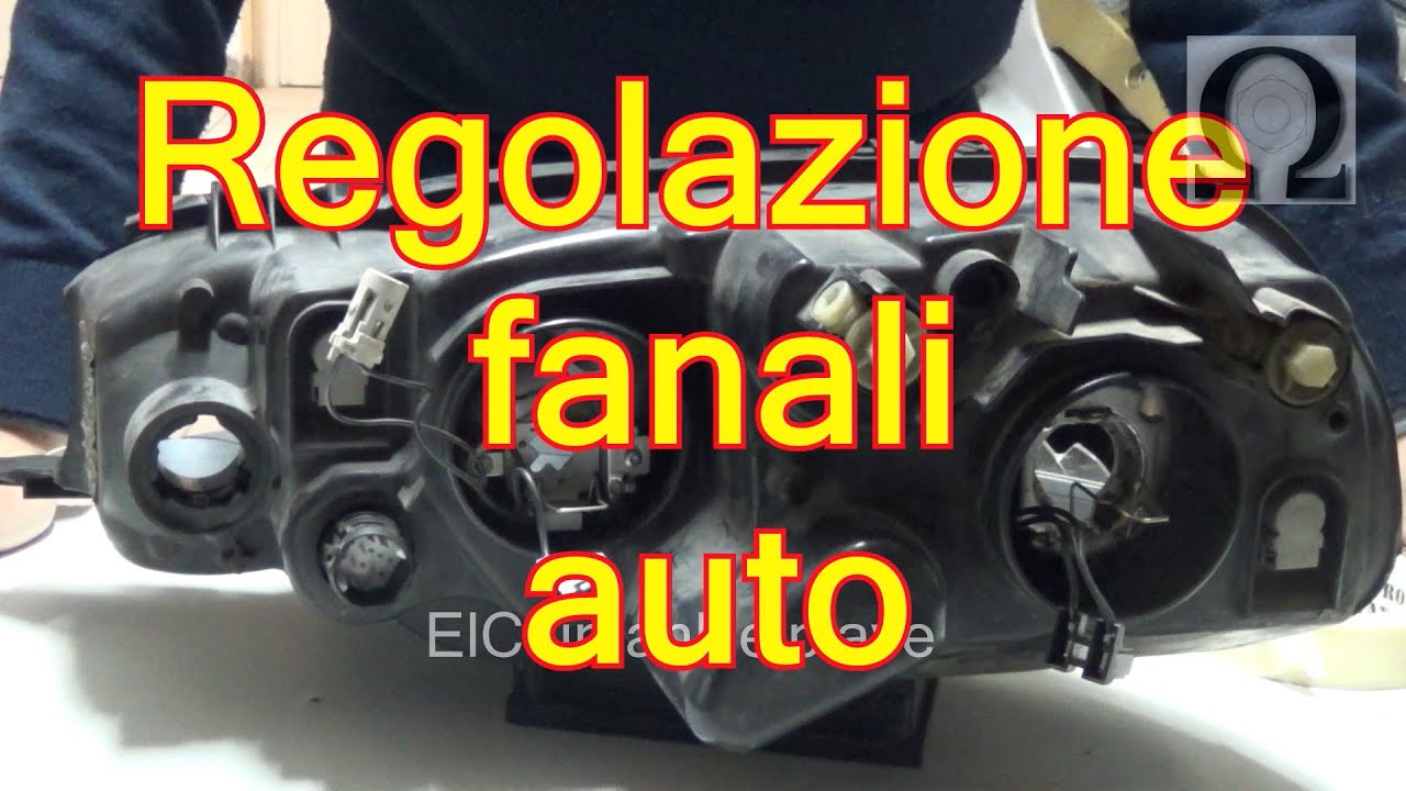 Tutorial regolazione fari auto ( esempio su fiat punto mk2 188)