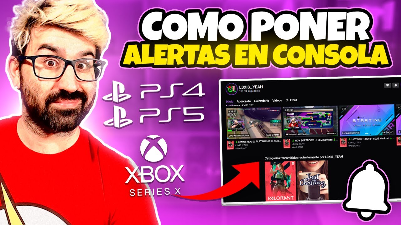 🎮 COMO PONER ALERTAS en TWITCH PS4 / PS5 / XBOX 🎮2021🎮 FREE STREAM ALERTS