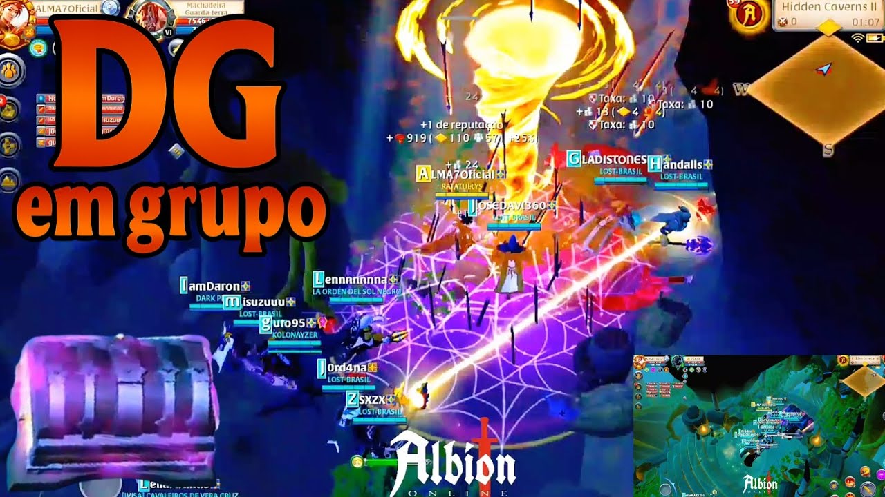 RECOMPENSAS VALIOSAS: Masmorra de grupo #alma7 #albiononline #mmorpg 