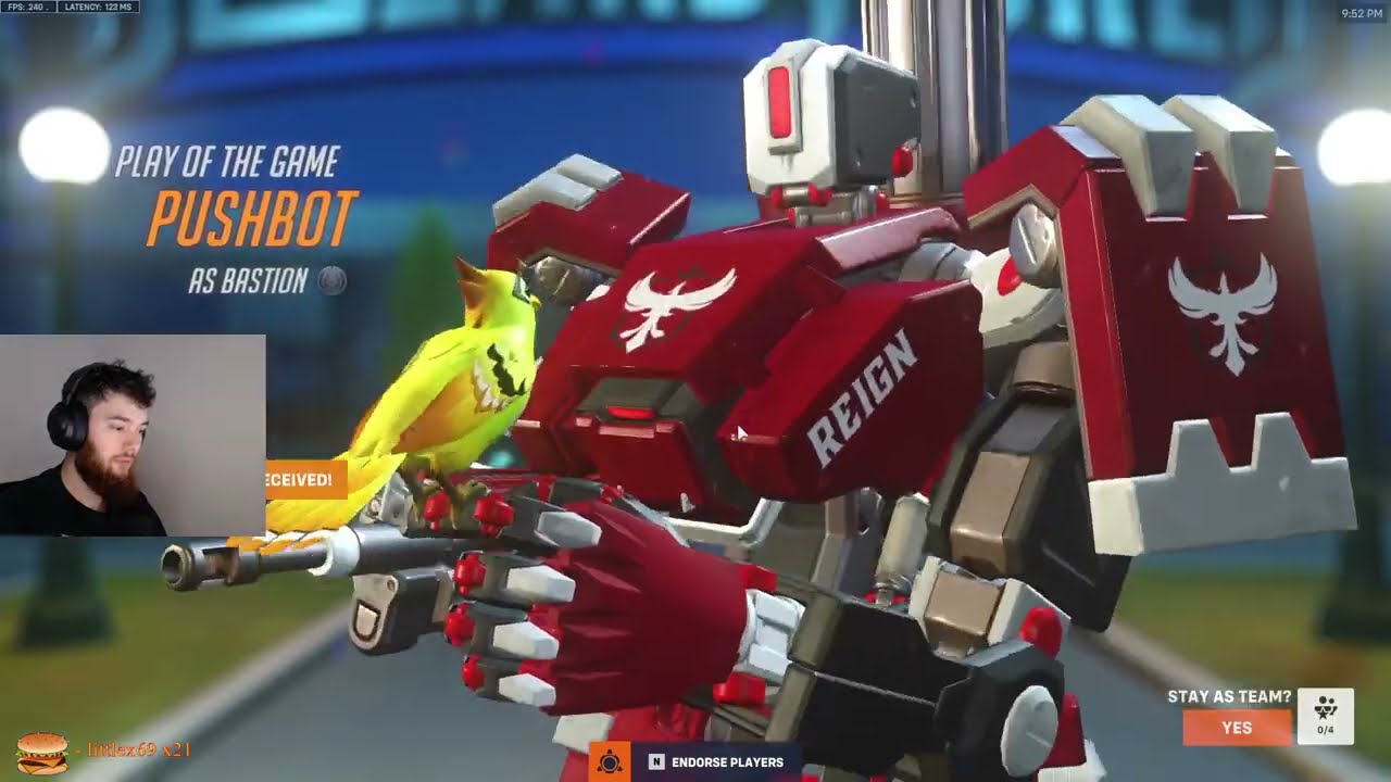 POTG! 27K DMG! DAFRAN BASTION + ASHE OVERWATCH 2 RANKED GAMEPLAY SEASON 11