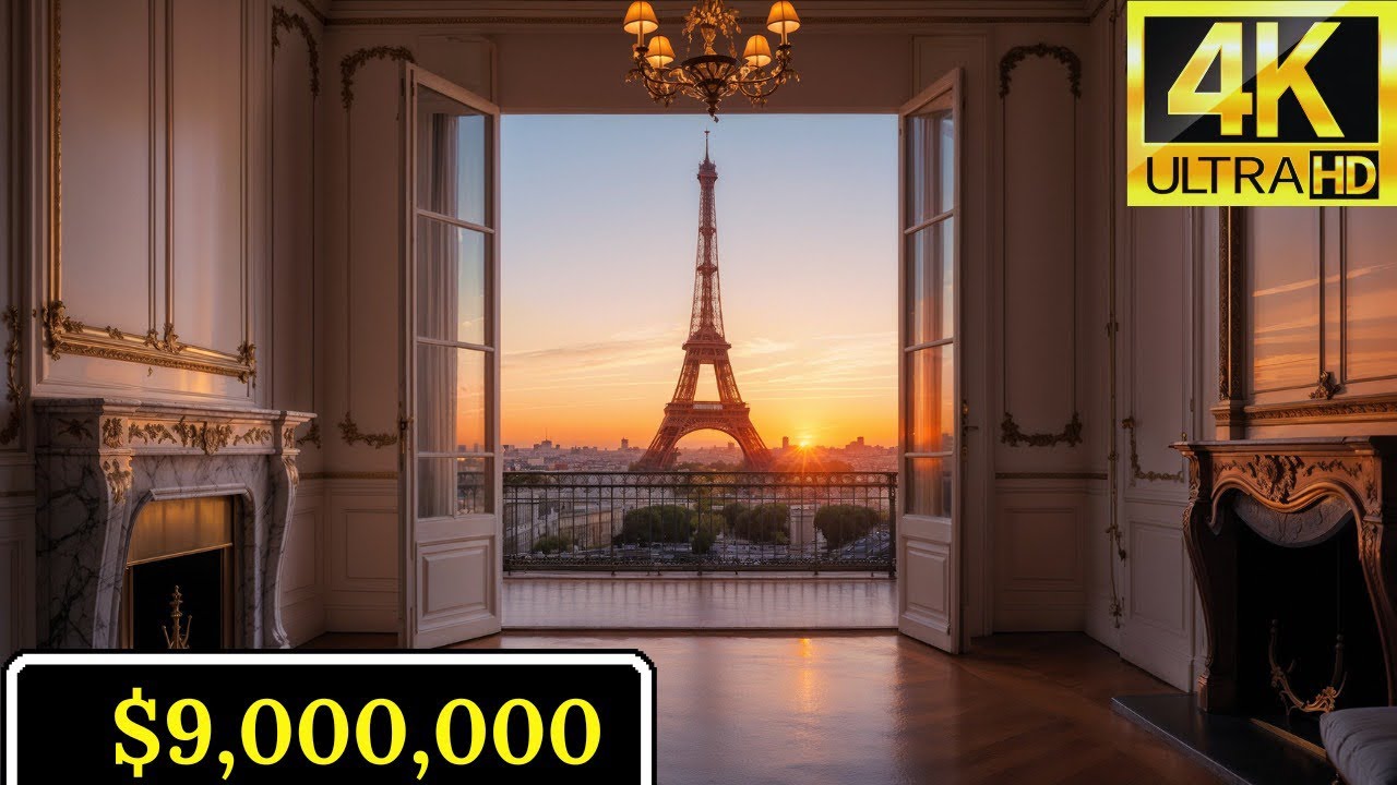 Paris Dream Home | Cinematic Walkthrough of an Eiffel Tower View Apartment