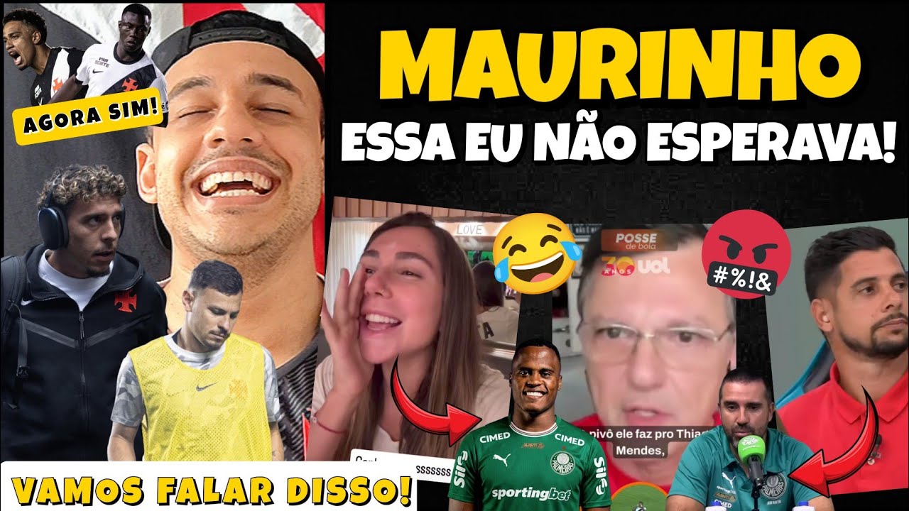 OLHA ELE! MAURINHO REVOLTADO COM AUXILIAR DO PALMEIRAS! | FILHA DE RENATO GAÚCHO ZOA ÁRIAS|E O NUNO?