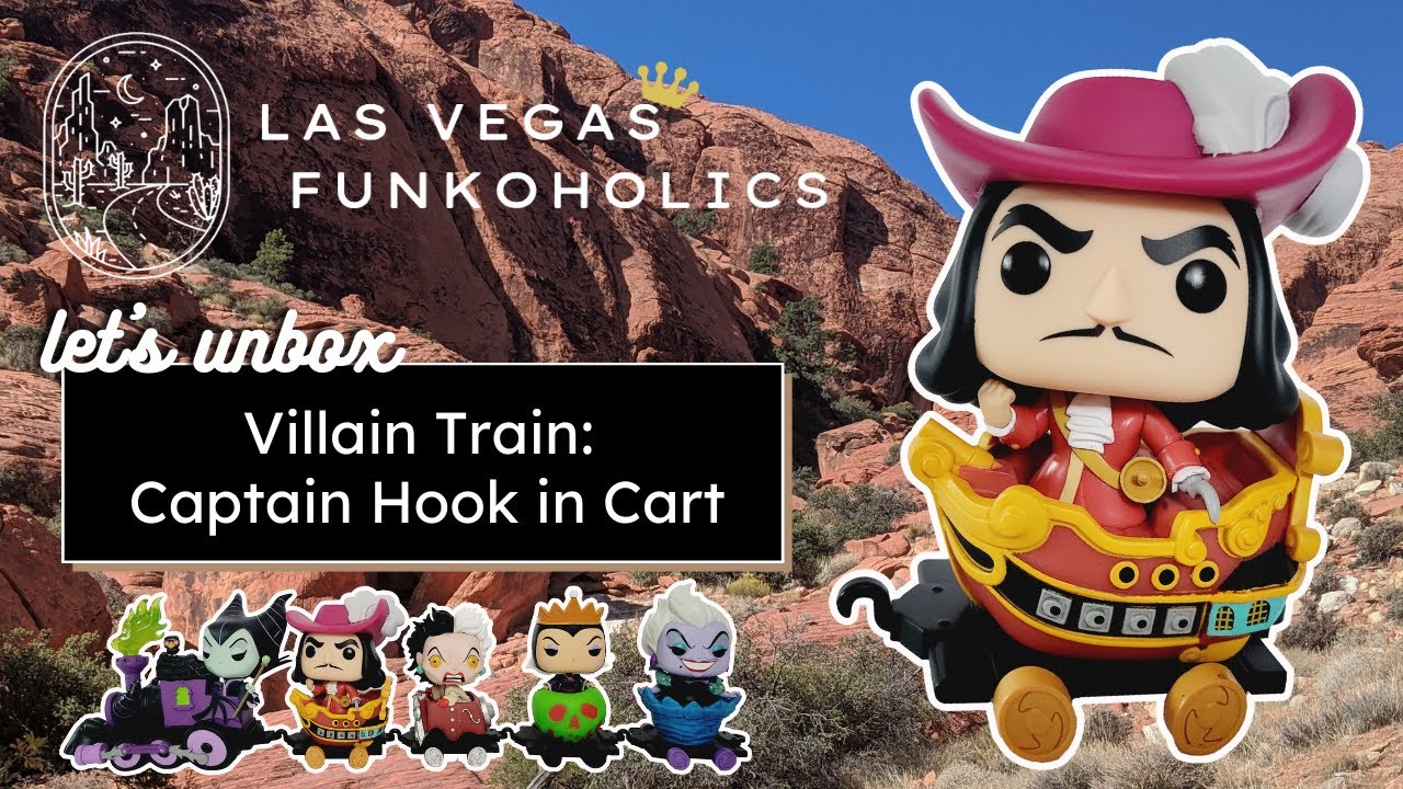 Let's Unbox: Funko Pop! Trains #14 Captain Hook in Cart (Disney Villains Train)