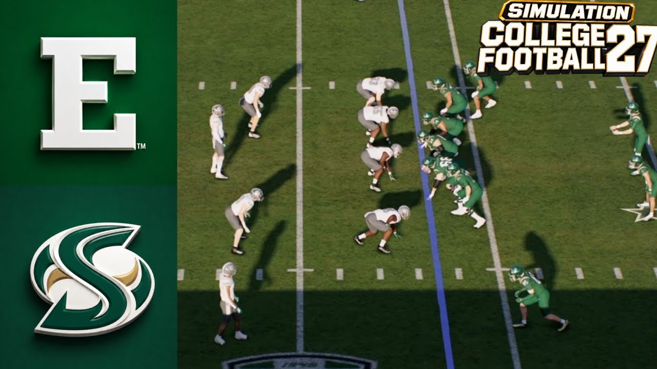 Eastern Michigan Eagles vs Sacramento State Hornets WEEK 1 SIMULA | August College Football 27 PS5