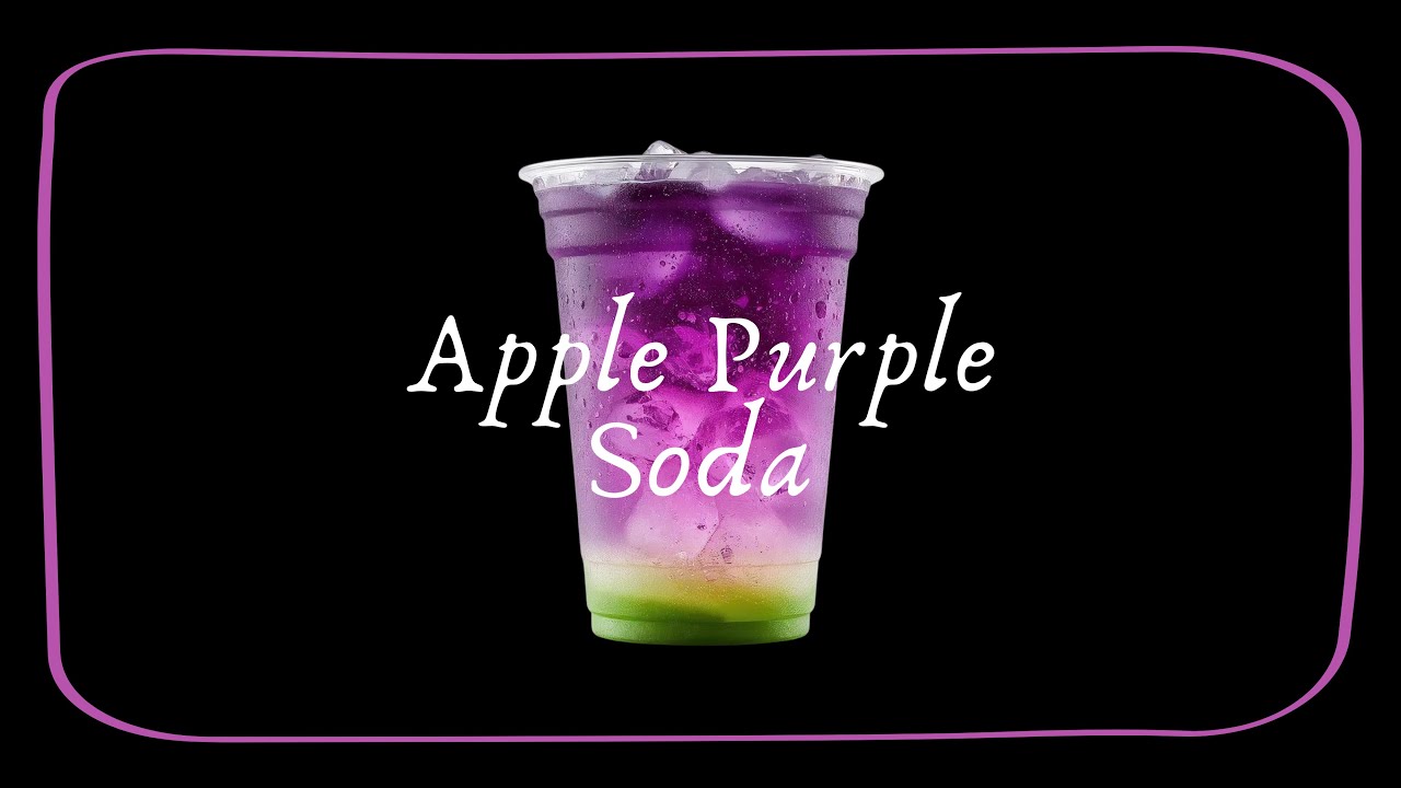 Apple Purple Soda 🍏
