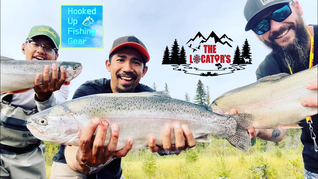 Shore Fishing Big Rainbow Trout