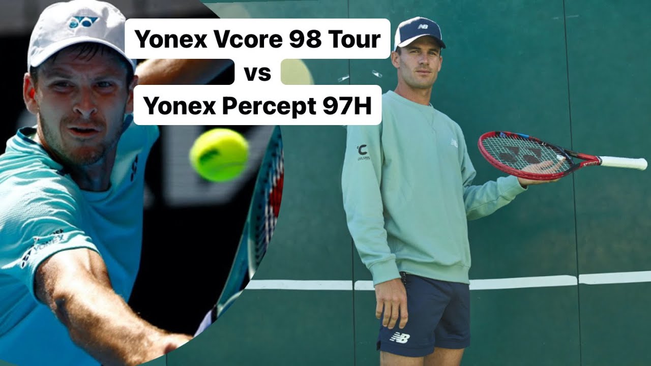 Yonex Percept 97H vs Yonex Vcore 98 Tour (tournament of racquets)