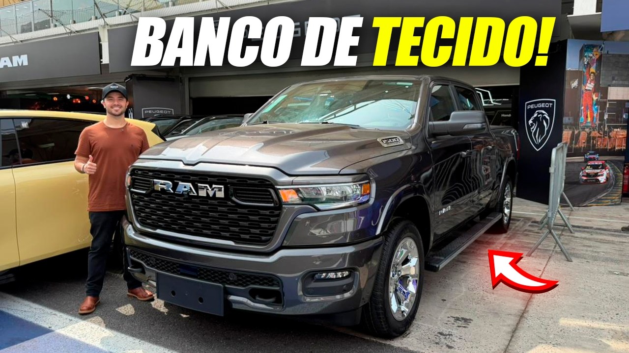 RAM 1500 BIGHORN NO BRASIL, A RAM MAIS B&Aacute;SICA DA LINHA!
