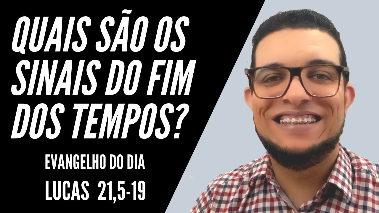 QUAIS SÃO OS SINAIS DO FIM DOS TEMPOS? (LUCAS 21,5-19) | JOÃO CLAUDIO RUFINO