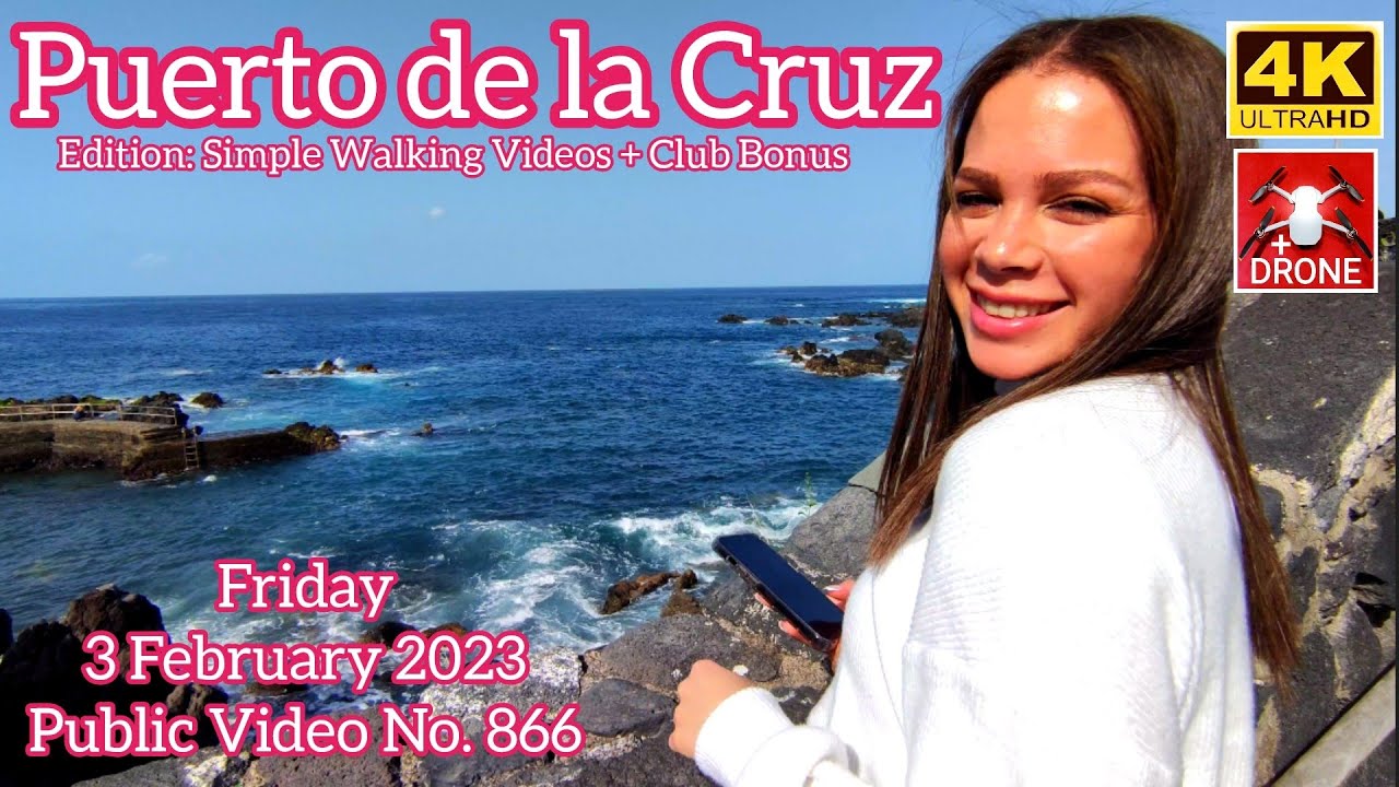 TENERIFE 🏝️ Puerto de la Cruz Canary Islands 3 February 2023 Teneriffa Kanarische Inseln Canarias
