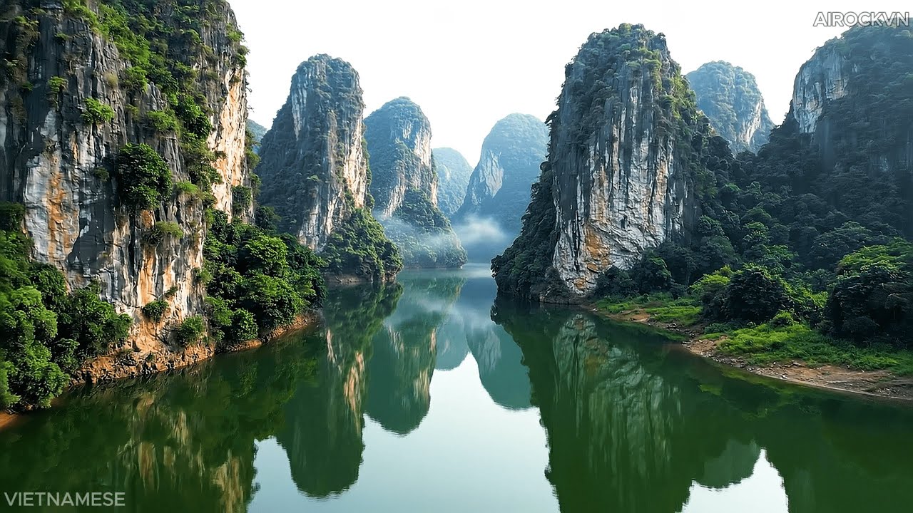 Relaxing Piano Music Beautiful Vietnam Scenery (Stress Relief, Study, Sleep) DiscoveryNatureFilm #20