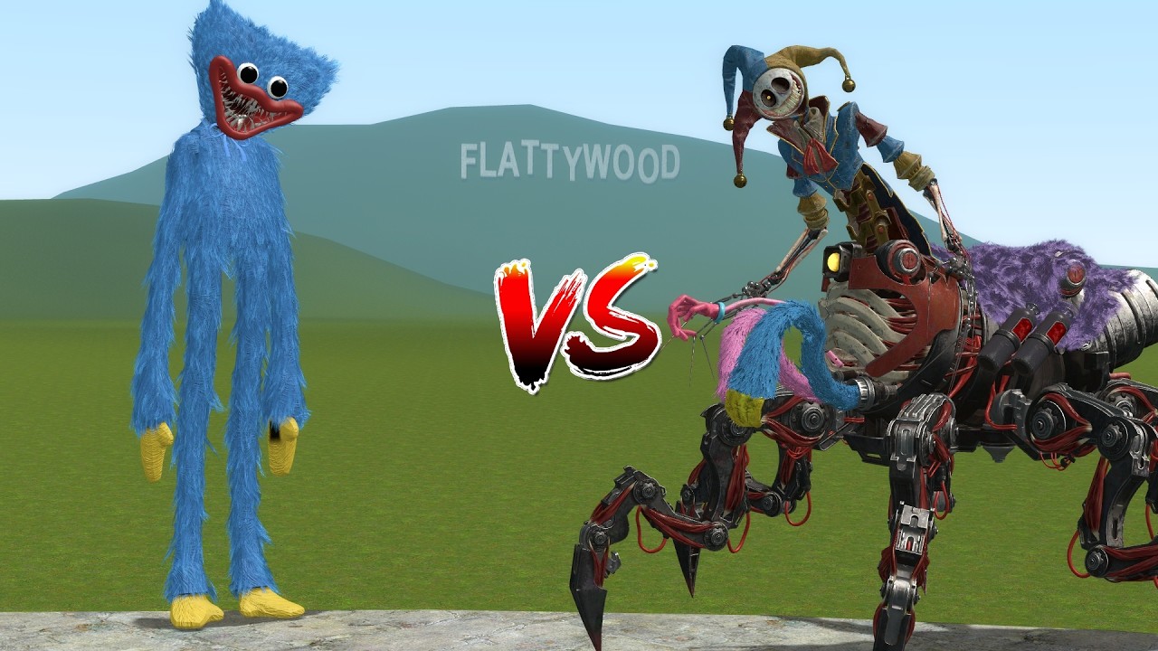 OLD HUGGY WUGGY VS NEW PROTOTYPE POPPY PLAYTIME CHAPTER 5 in Garry's Mod!