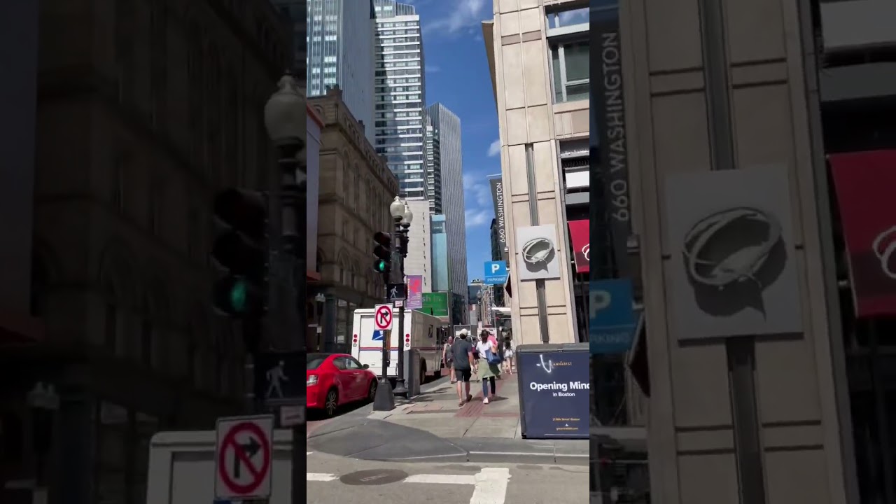 Boston Massachusetts walk August 12, 2022