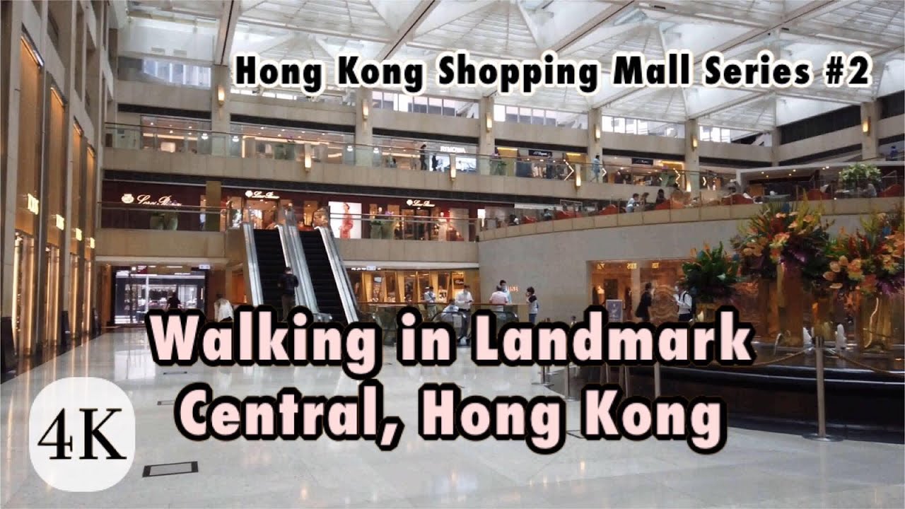 Walking in Landmark, Central｜Hong Kong Shopping Mall Series #2 [4K]